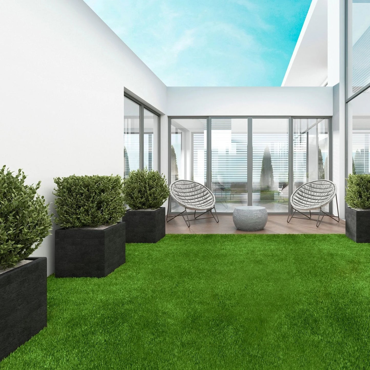 50mm Luxury Pile Artificial Turf for Premium Landscaping