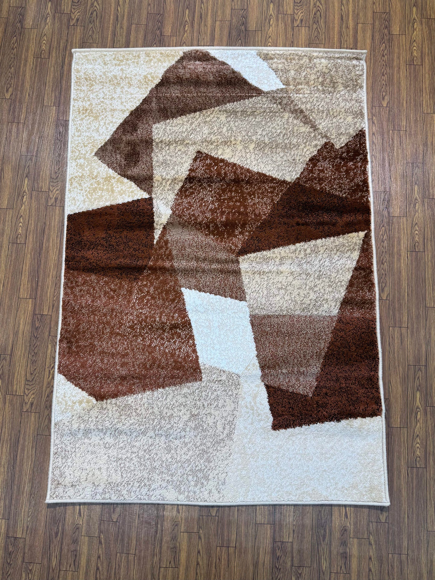 Modern Slanted Block Persian Design Rug in (3x5 ft)