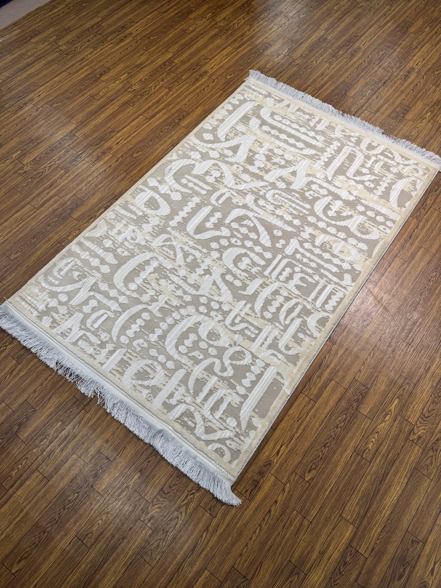Persian Modern Slanted Block Geometric Rug in (3x5 ft)