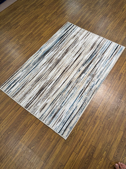 Turkish Oushak Accent Rug Speer Gray/Blue in (3x5 ft)