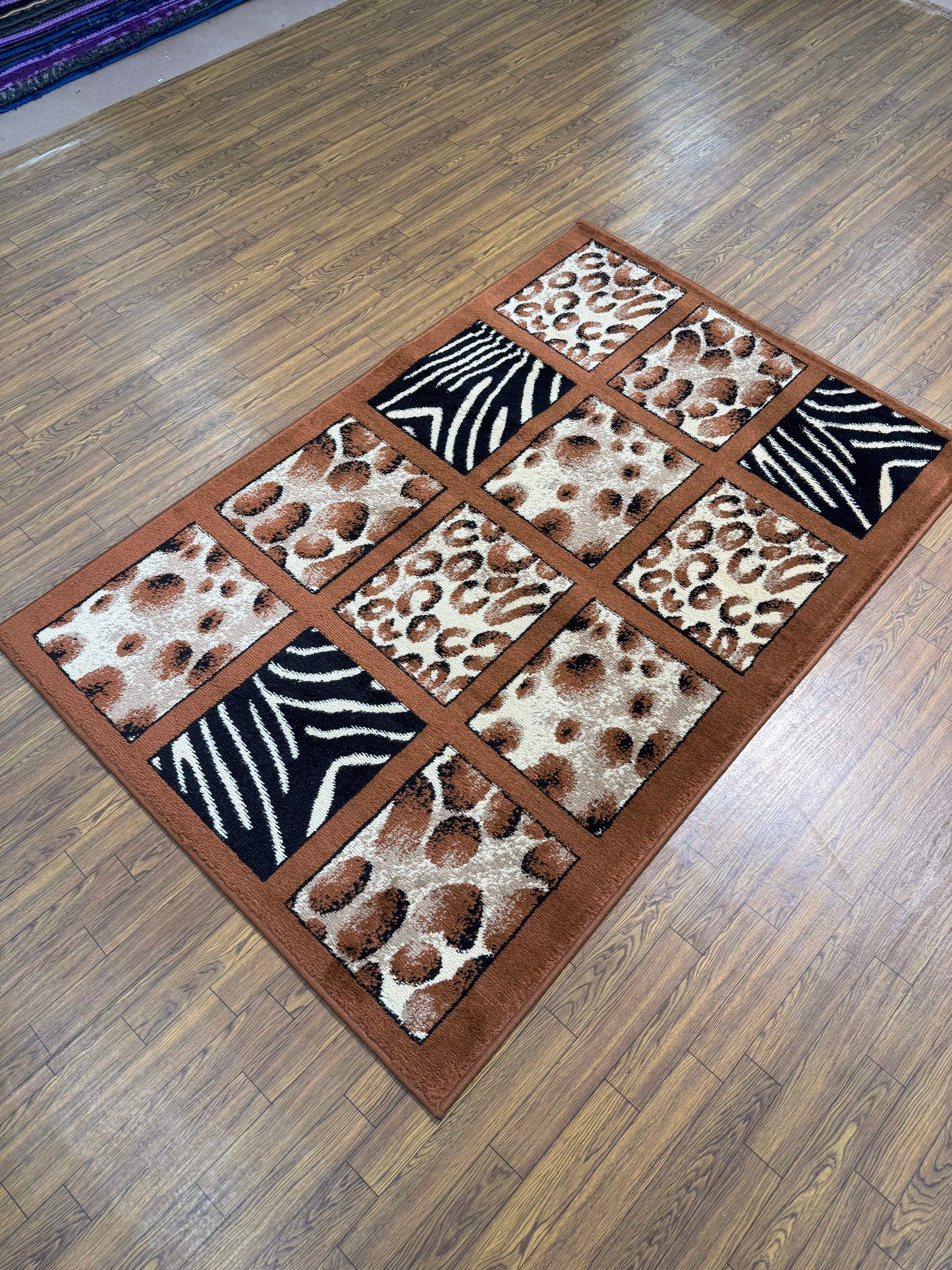 Animal Print Leopard Zebra Rug (3x5 ft)