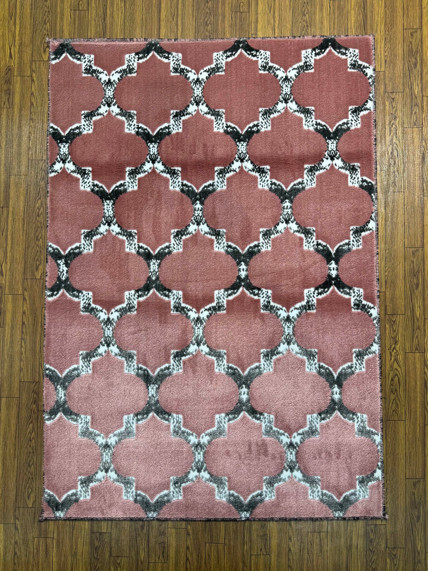 Dusty Rose Gray Moroccan Rug (3x5 ft)