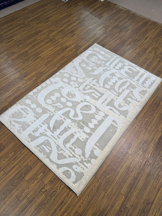 Persian Modern Calligraphy Graffiti Art Rug in (3x5 ft)