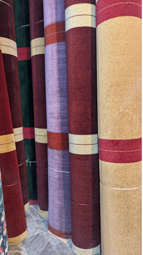 Premium Mosque Carpet Roll | Durable Prayer Hall Carpeting